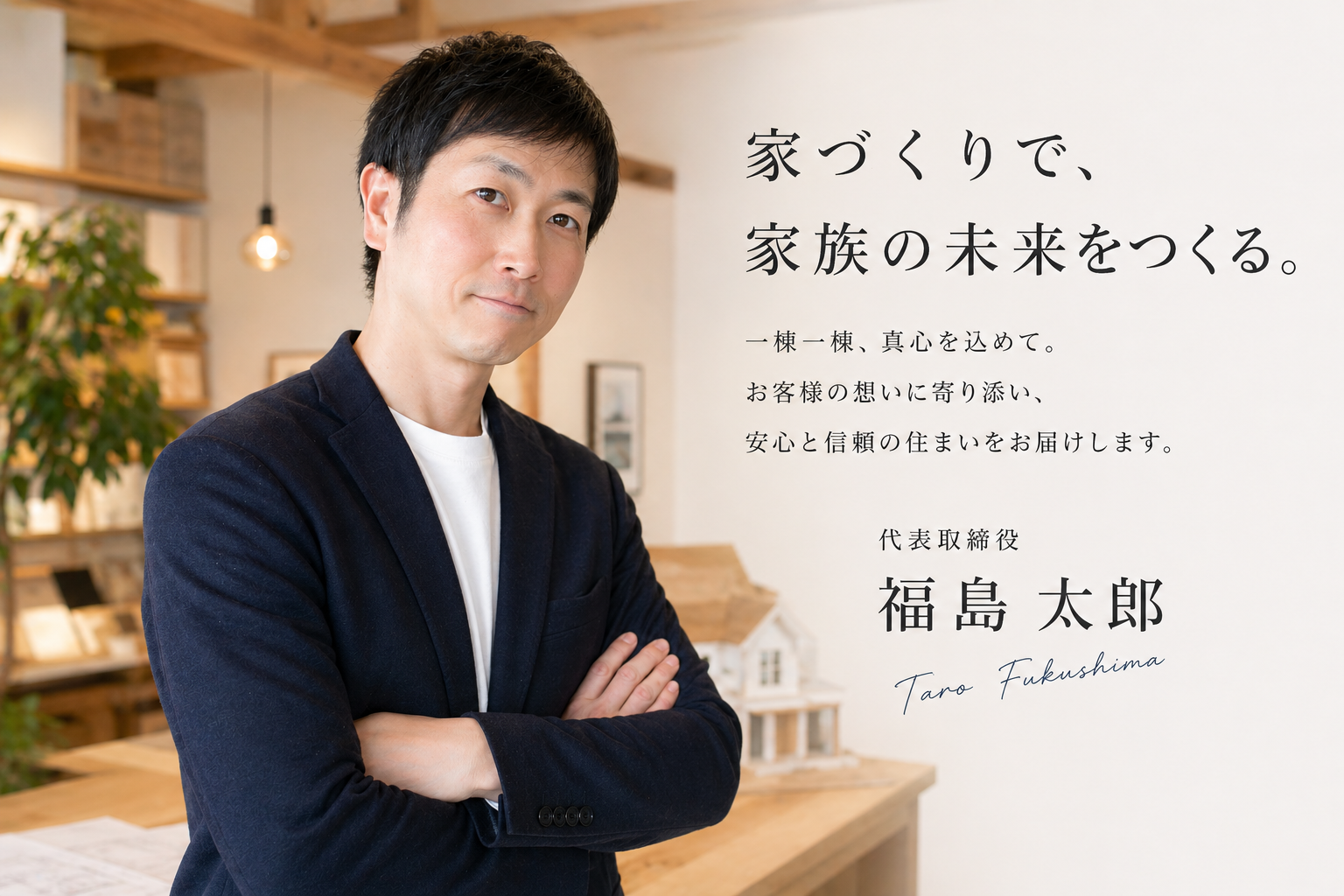 代表 福島 太郎